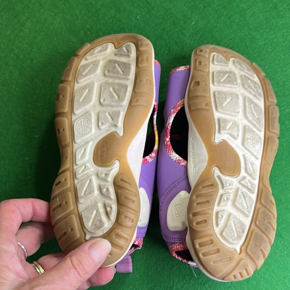 KEEN BIG KIDS KNOTCH CREEK OPEN TOE PURPLE SANDALS SZ 13 - Picture 9 of 13